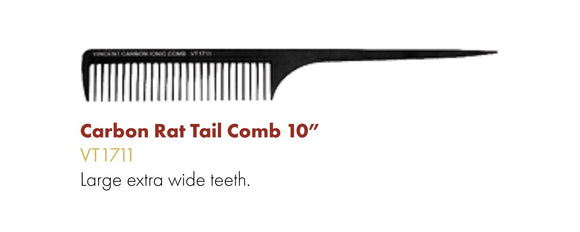 Carbon Rat Tail Comb
