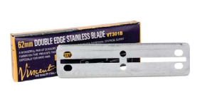 62 MM Straight Razor W/ 10 Blades