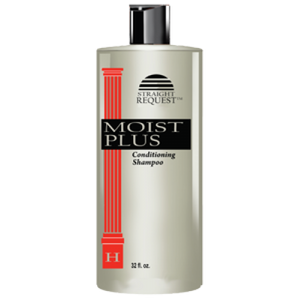 Moist Plus Moist Plus is a conditioning shampoo which gently untangles, cleanses and reduces the coarseness of hair cuticles. It's a penetrating shampoo and provides excellent hydration for all hair types